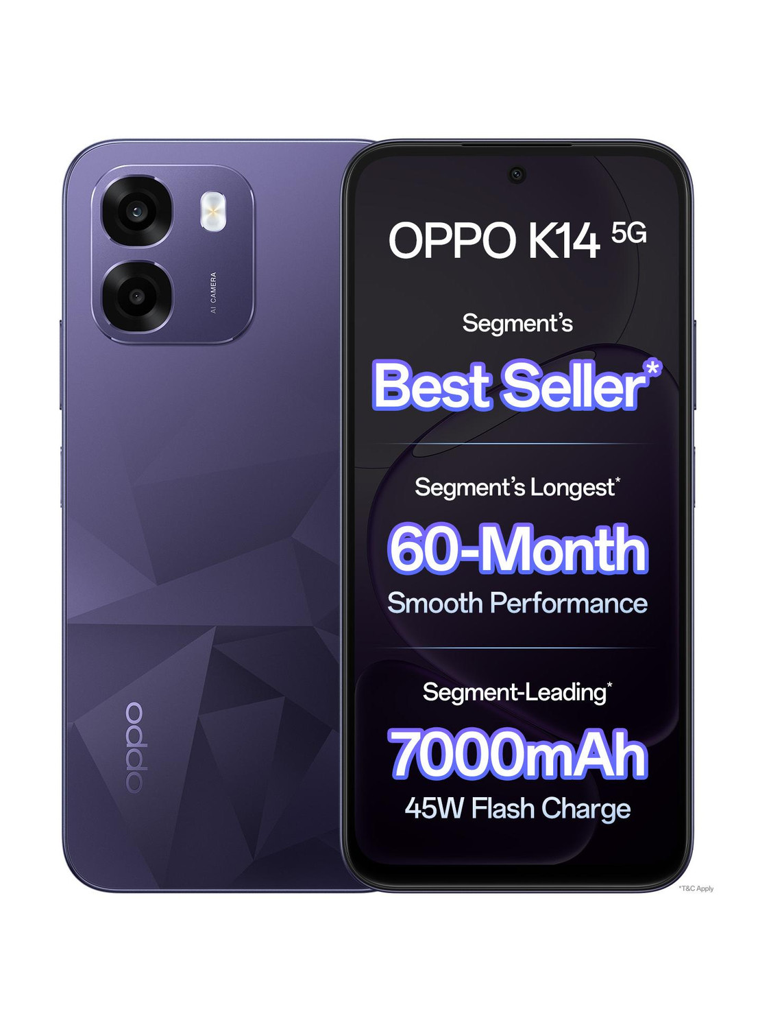 OPPO K14 5G (128 GB Storage, 6 GB RAM) Online at Best Price On Flipkart.com - Image 1