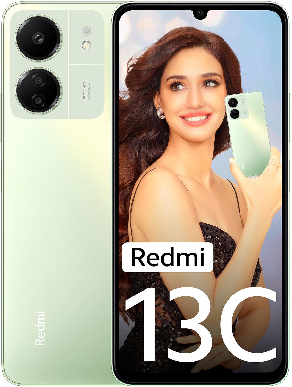 REDMI 13C (Starshine Green, 256 GB) (8 GB RAM) - Image 1