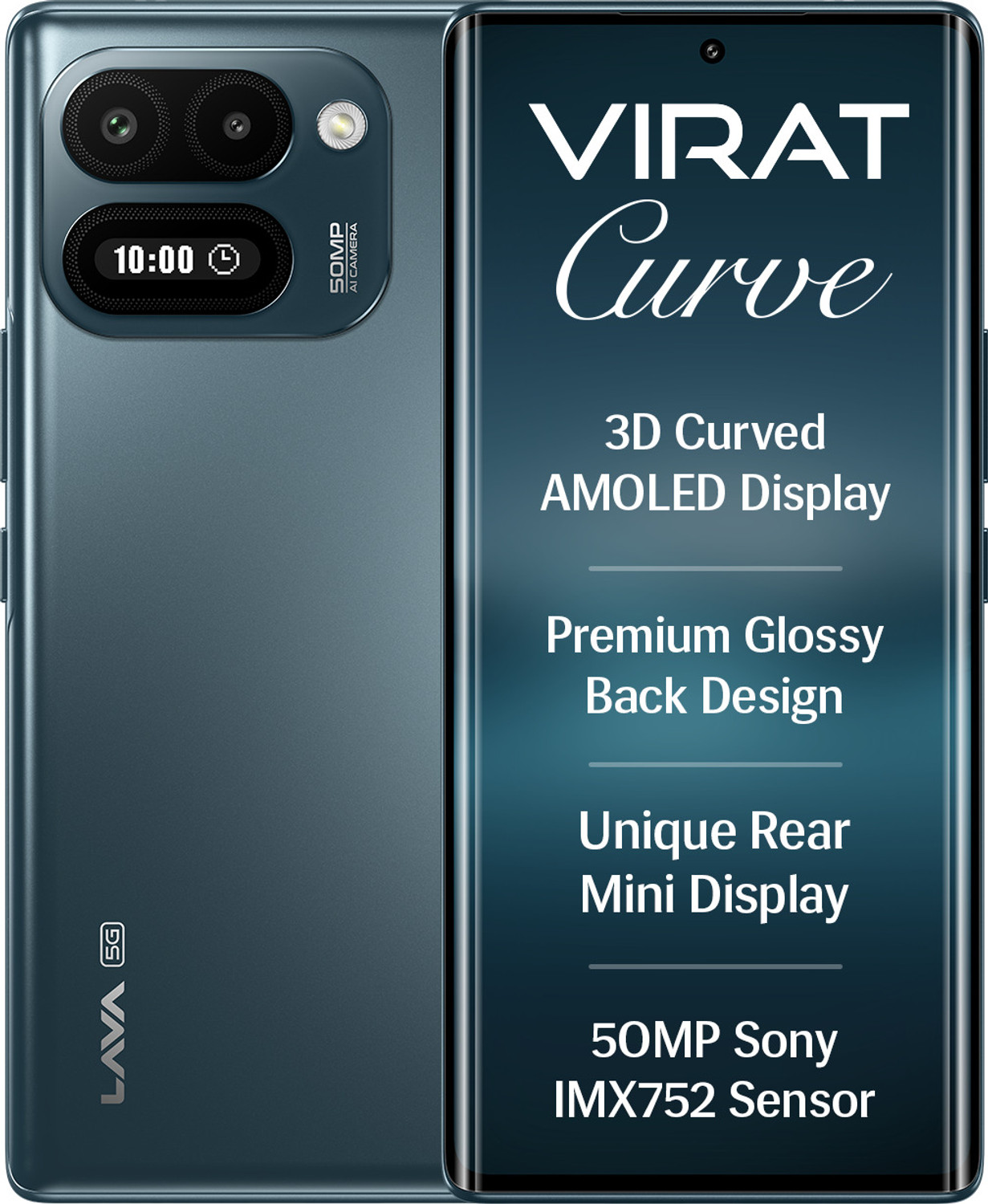 LAVA Virat Curve 5G (Ellora Slate, 128 GB) (6 GB RAM) - Image 1