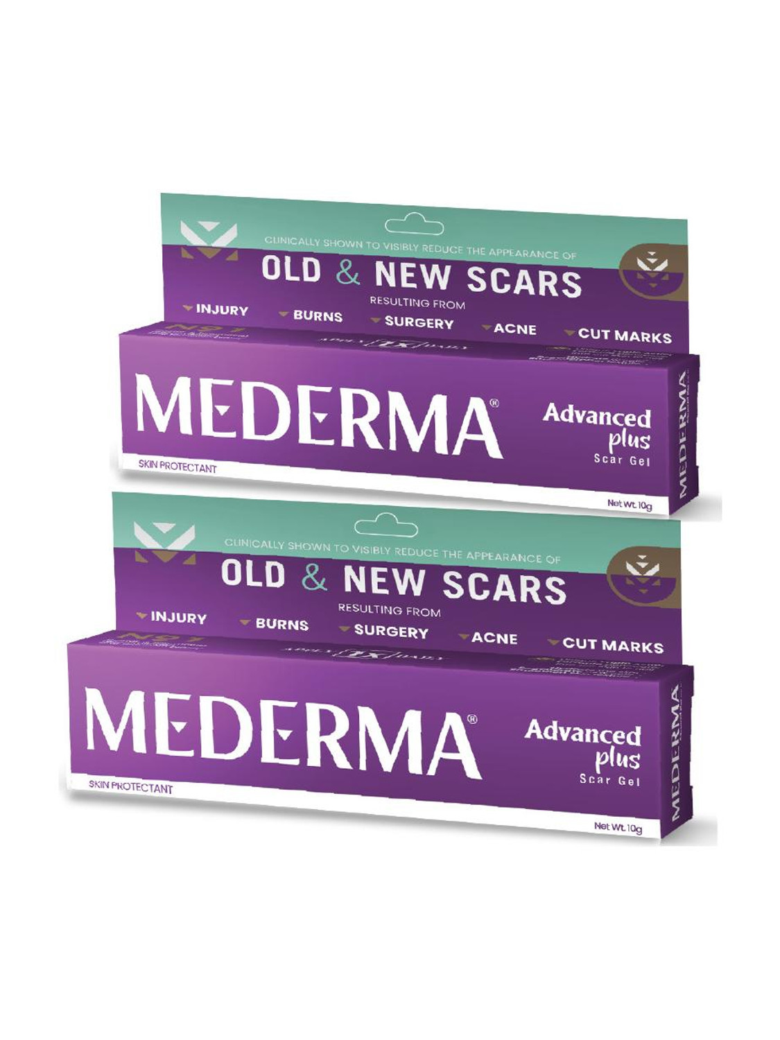 MEDERMA Advance Plus Scar Removal Gel (Combo) Pack of 2 (20 g) - Image 1