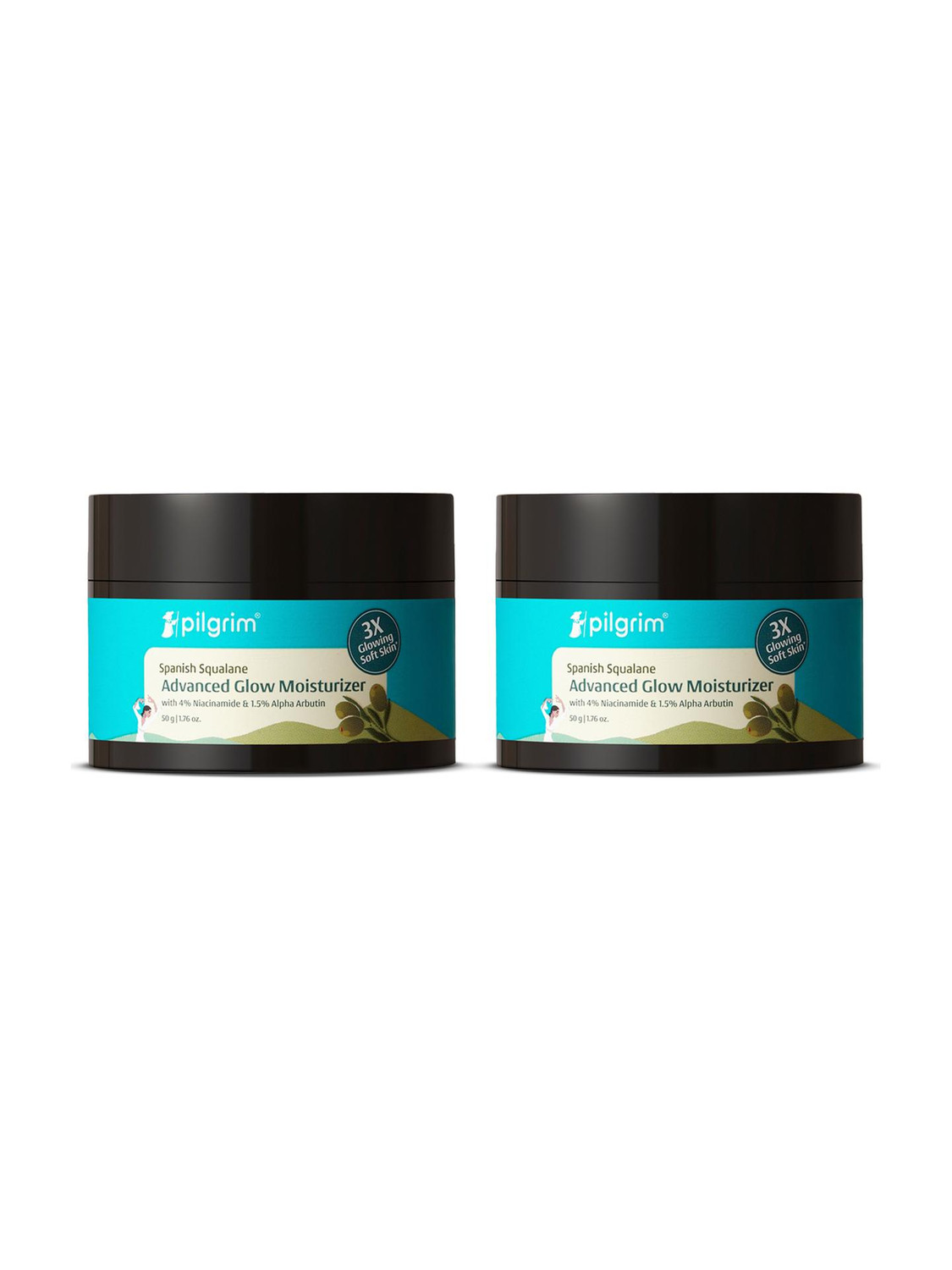 Pilgrim Squalane Vitamin C Moisturizer, 100g - Image 1