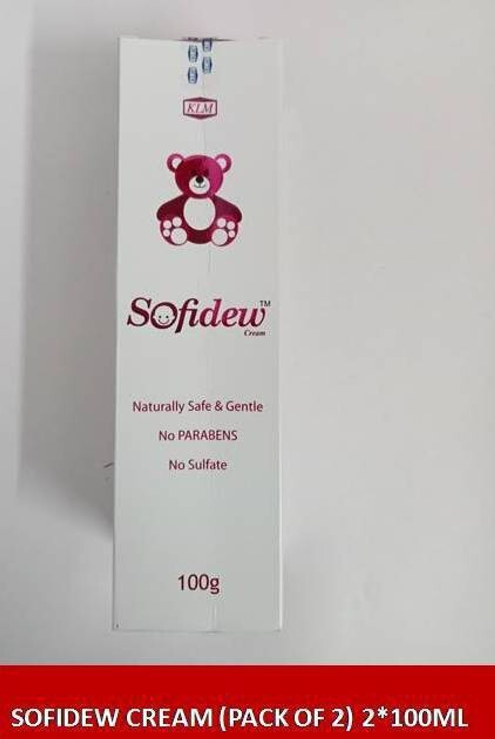 Sofidew Baby Cream Pack of 2, 100ml Each, White - Image 1