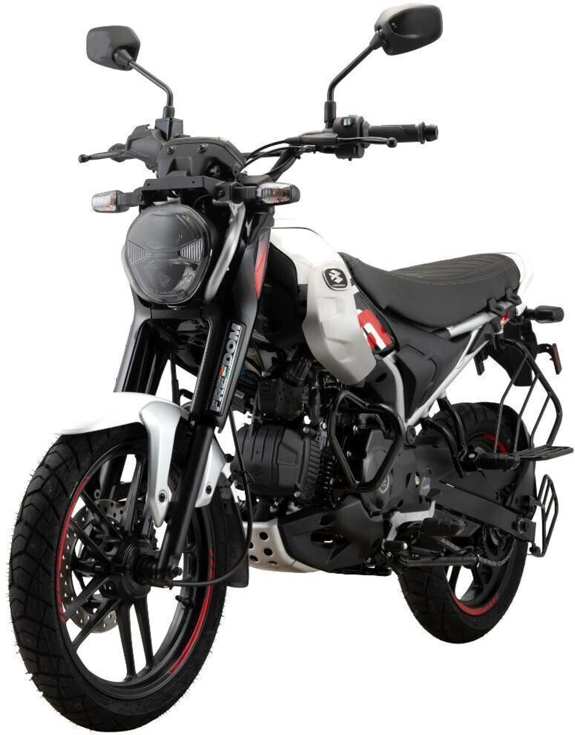 Bajaj Freedom 125 CNG Disc LED Pearl White - Image 1