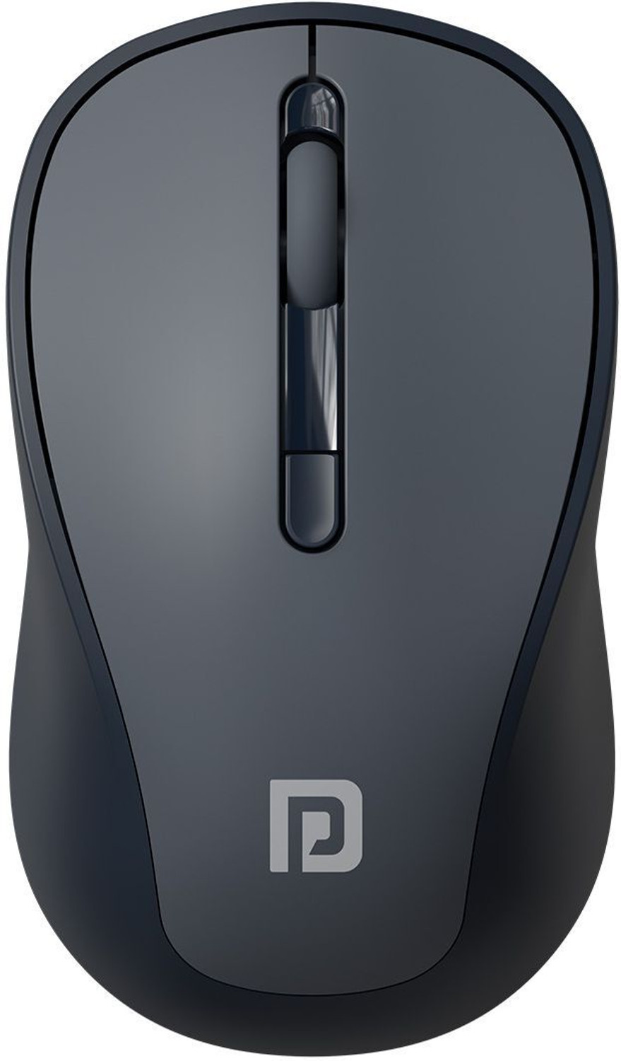 Portronics Toad 34 Ambidextrous Optical Mouse with Upto 1600 DPI, Silent Click Switches, Auto-Sleep Power Saving (2.4GHz Wireless, Grey) - Image 1