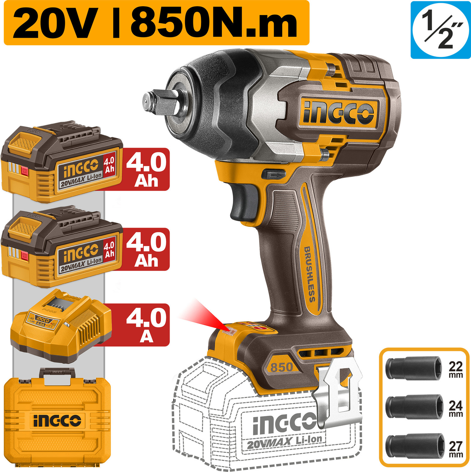 INGCO CIWLI2085 850nm Multi Vise Tool - Image 1