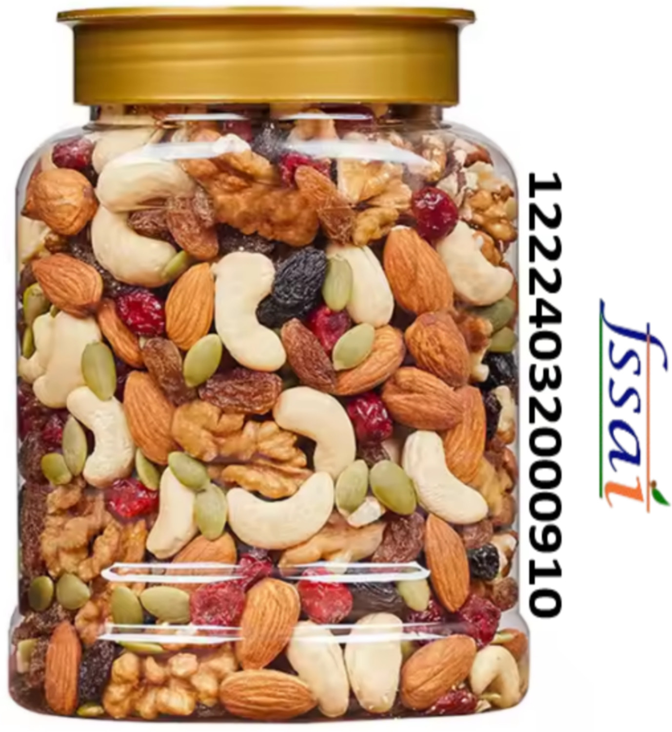 MRHERB Premium Mix Dry Fruits 500g Jar - Image 1
