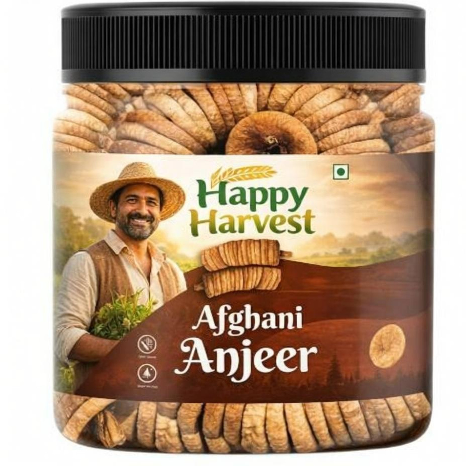 Happy Harvest Afghani Anjeer Dried Figs Pack of 1 · 1 kg (1 kg total) - Image 1