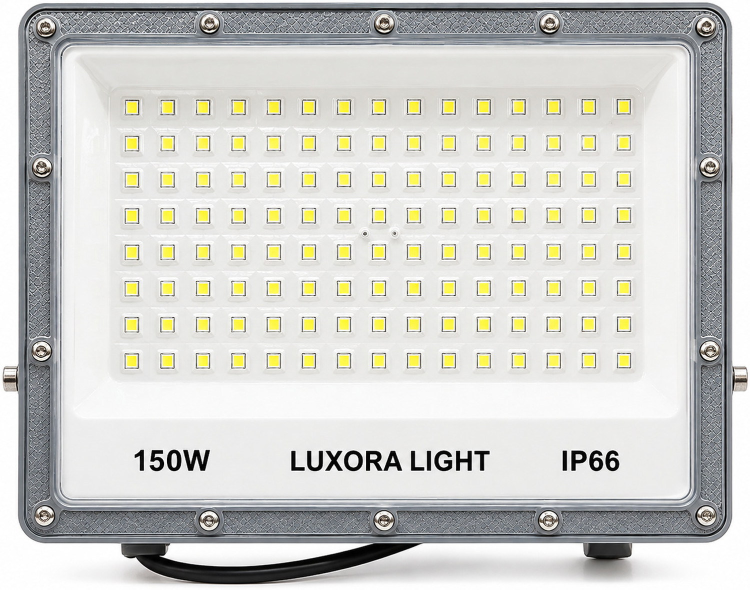 OPM TRADING 150W LED Flood Light Outdoor Waterproof IP67 Street Light Flood Light Outdoor Lamp (White) - Image 1
