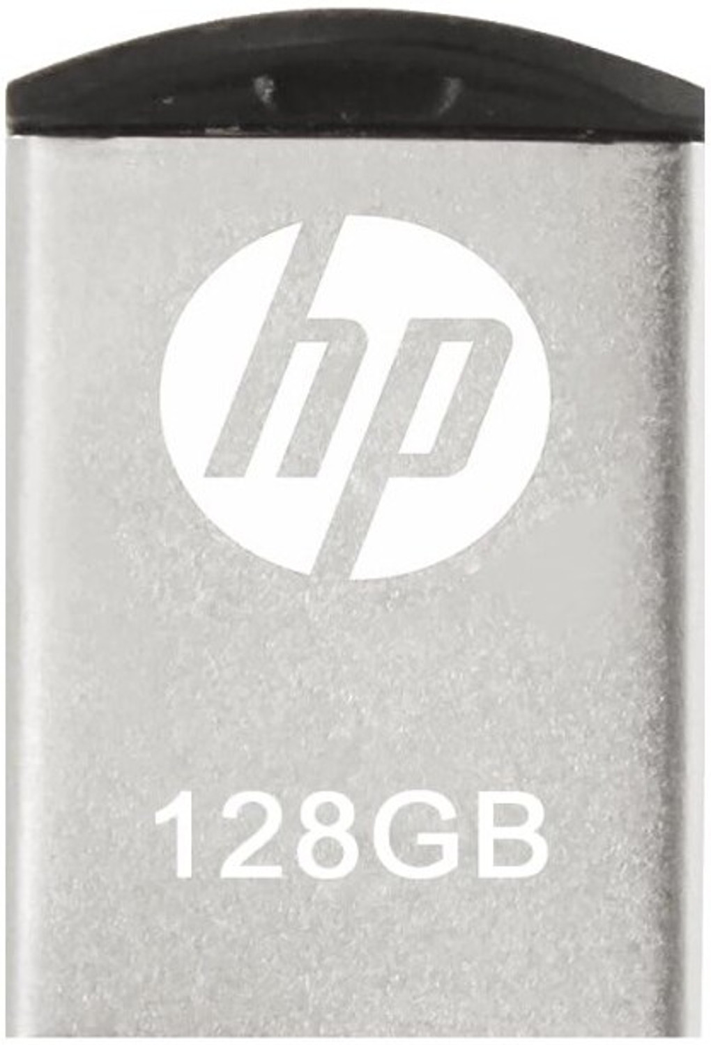 HP v222w 128 GB Pen Drive Compatible with Audio Player, Desktop Computer, Gaming Console, Laptop, Mobile, Netbook, Tablet, Television USB 2.0 Metal Case (Silver) - Image 1