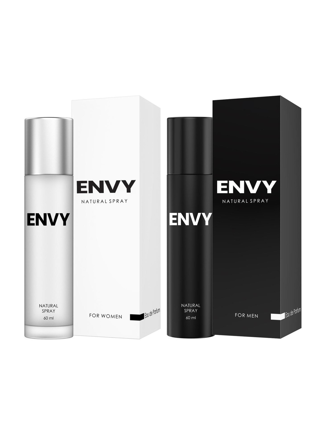Envy Natural Spray Gift Pack 60 Ml each Perfume - 120 ml (For Men & Women) - Image 1