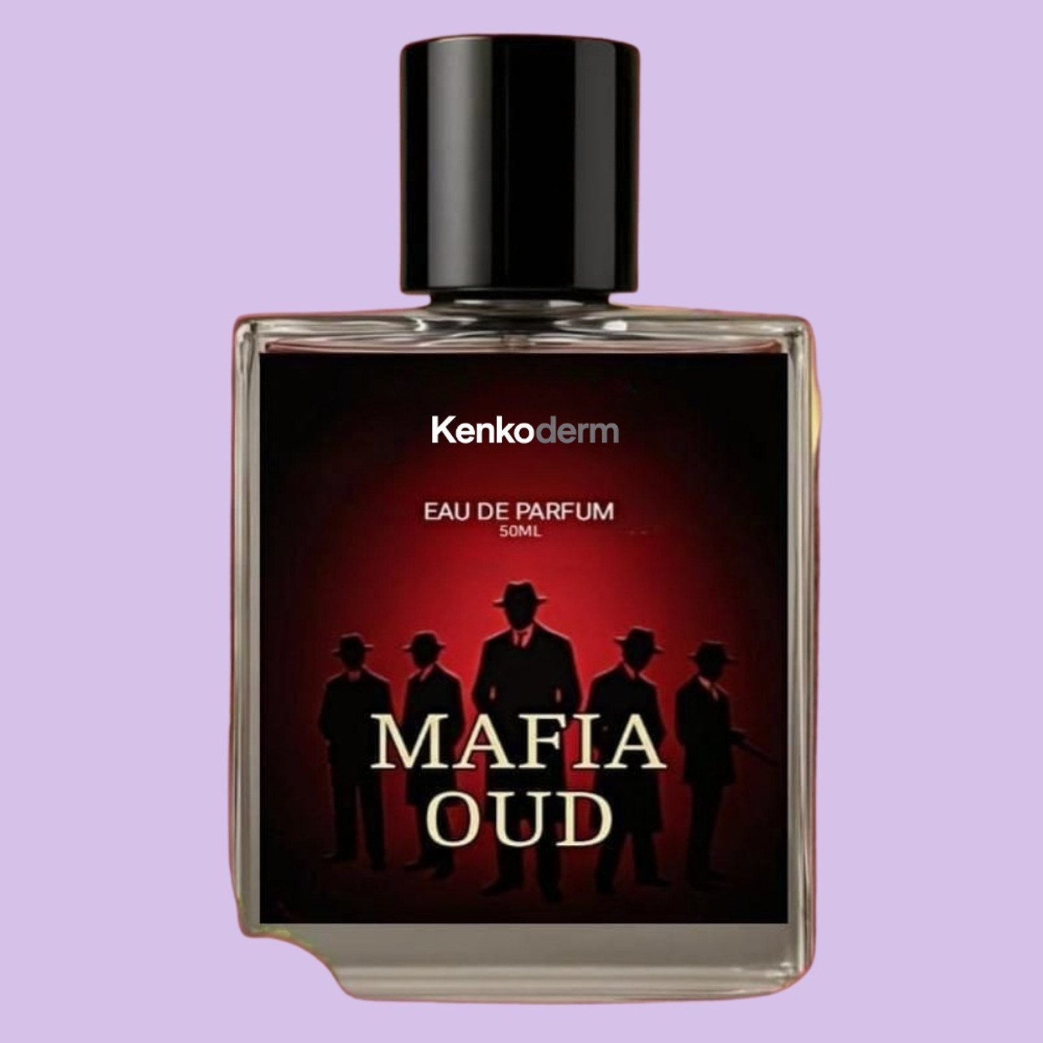 Kenkoderm Mafia Oud Intense Black Scent Eau de Parfum - 50 ml (For Men & Women) - Image 1