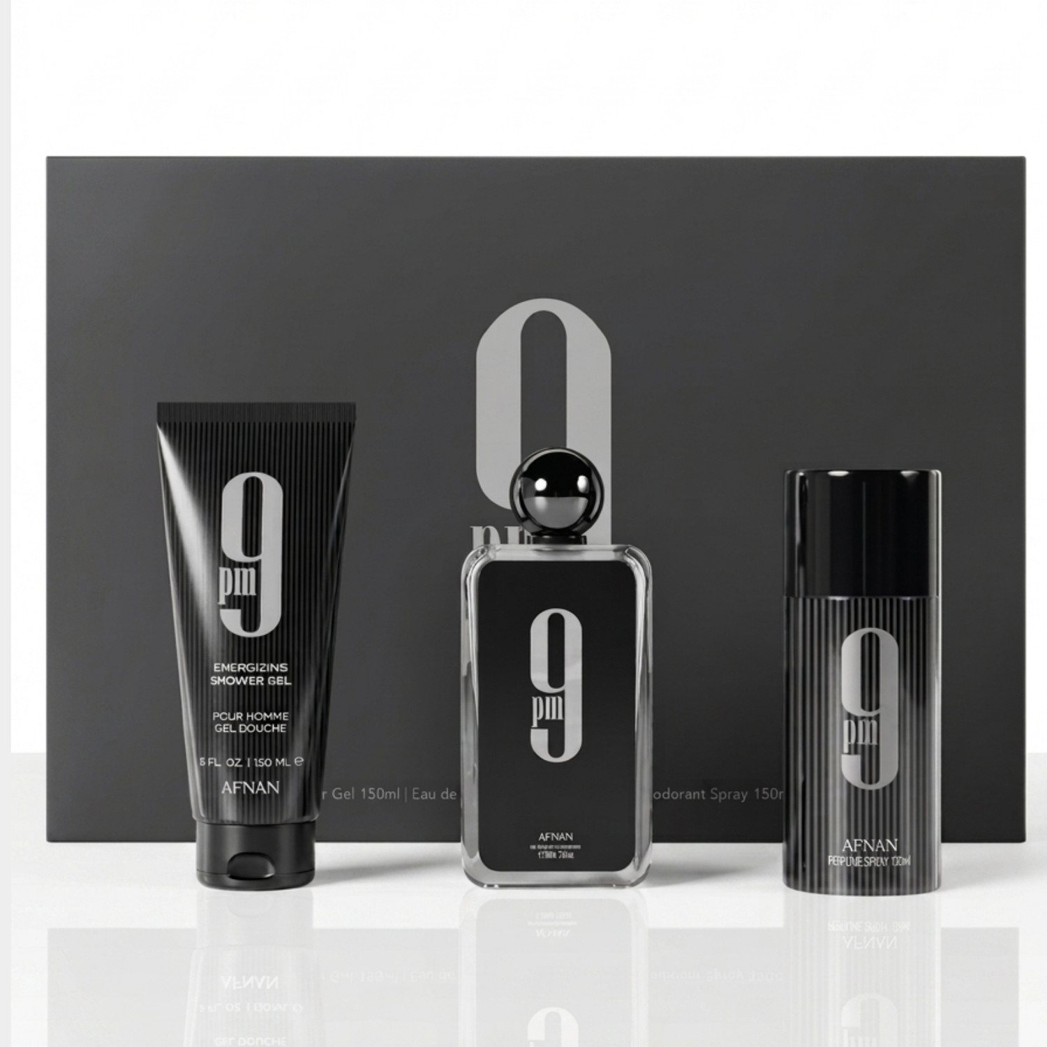 AFNAN 9PM HOMME Eau de Parfum Gift Set 400ml - Image 1