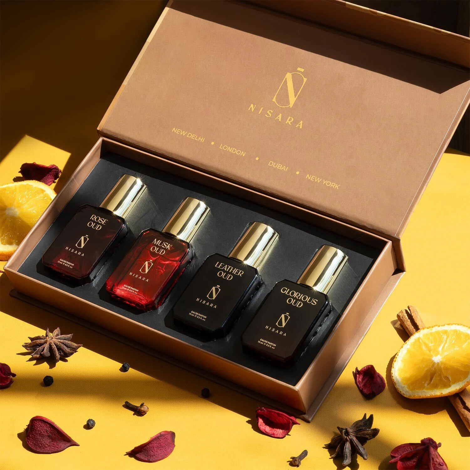 Nisara Oud Long Lasting Gift Set Eau de Parfum 60ml - Image 1