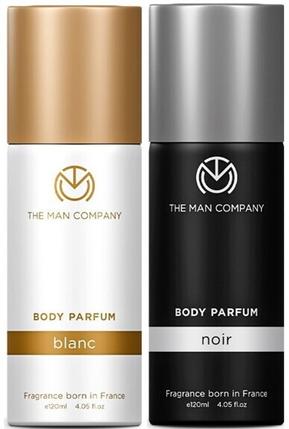 THE MAN COMPANY Blanc & Noir Combo Long Lasting Deodorant Spray - Pack of 2 Perfume - 240 ml (For Men) - Image 1