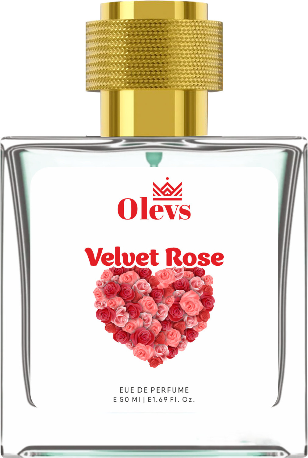 OLEVS perfume velvet rose long lasting unisex Eau de Parfum - 50 ml (For Men & Women) - Image 1