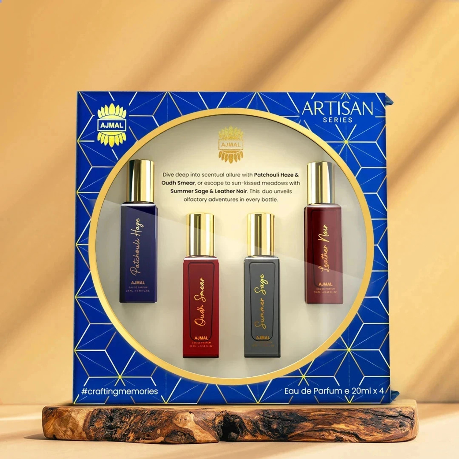 Ajmal Artisan Luxury Perfume Gift Set 4 x 20ml | Long Lasting Fragrance Scent | - 80 ml - Image 1