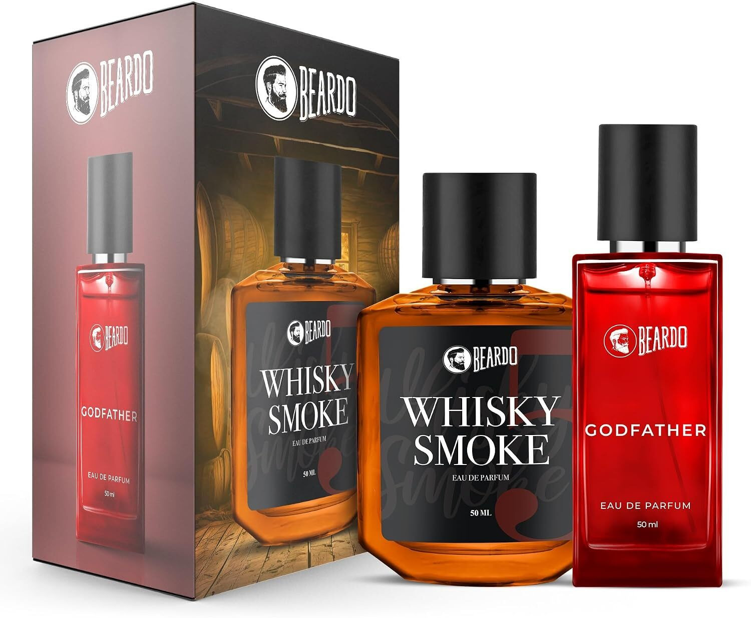 BEARDO Godfather & Whisky Smoke Perfume 100ml - Image 1