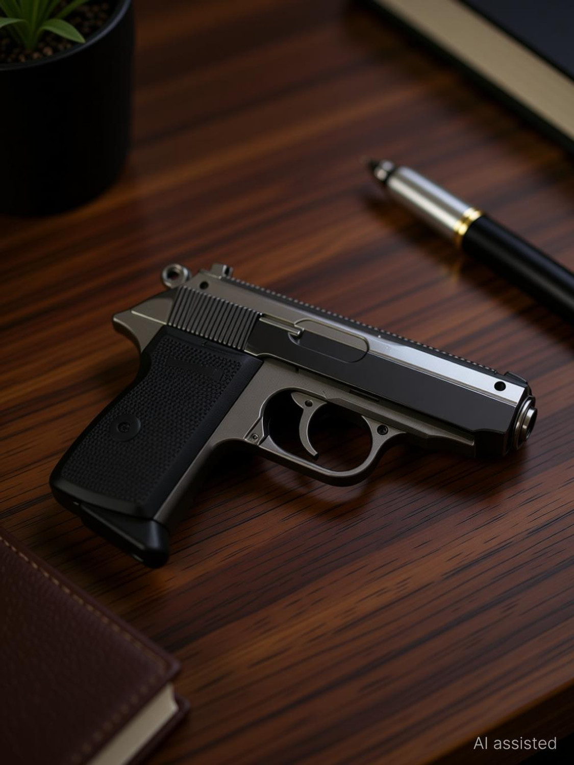 chughu HEAVY METAL 508 LOCK SYATEM GUN Refillable Windproof Cigaratte Lighter HEAVY LOCK SYSTEM GUN Pocket Lighter (BLACK) - Image 1