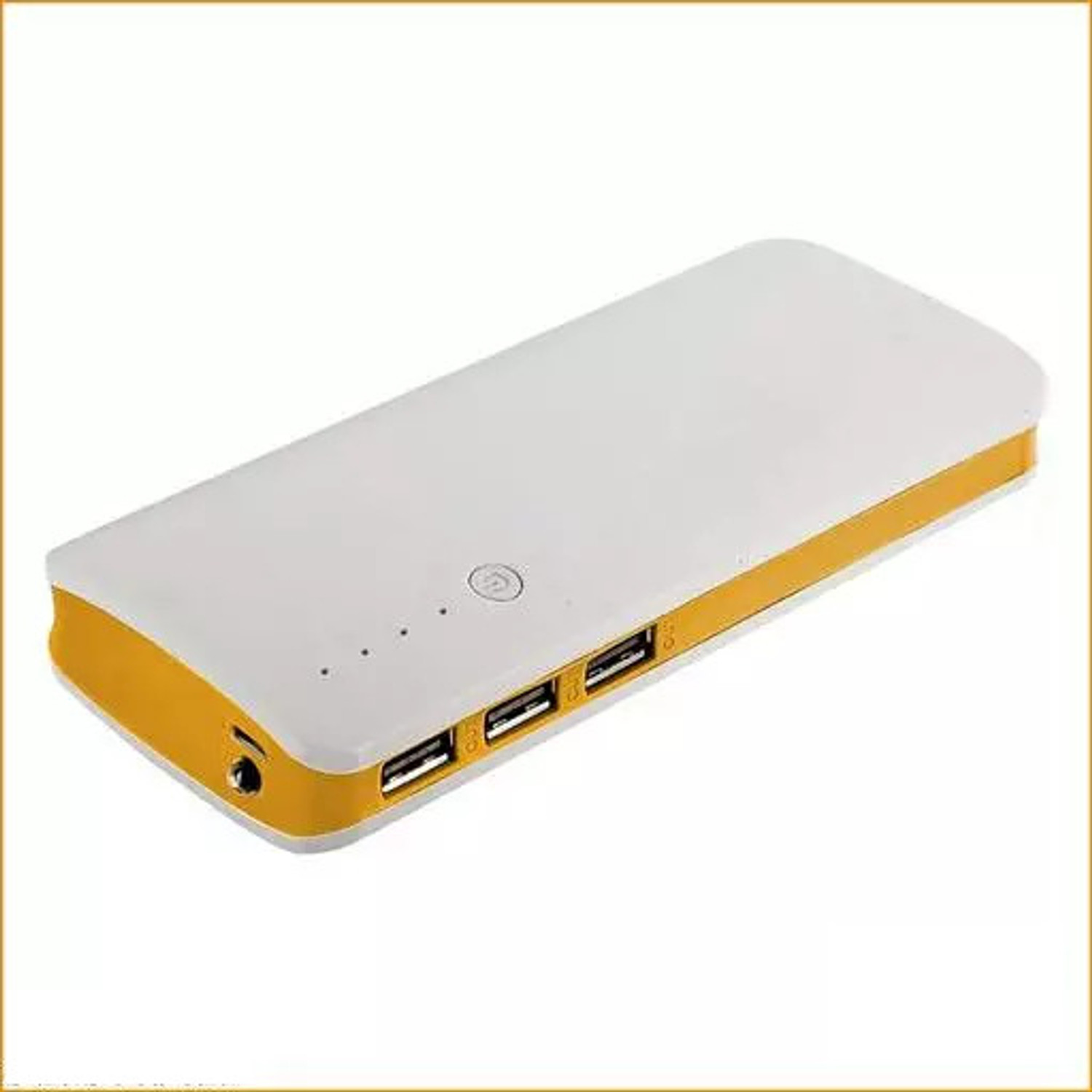 OCEAN MATE 8000 mAh 8W MagSafe Power Bank (White with Yellow) - Image 1
