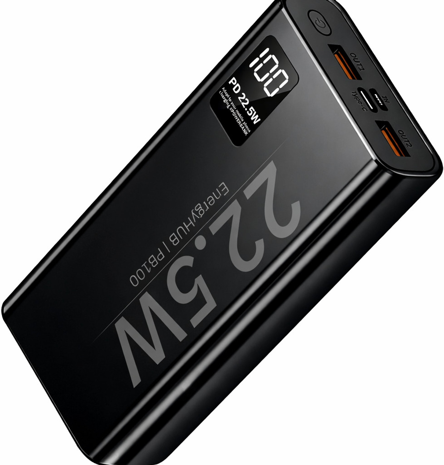 TRPS 32000 mAh 22.5 W Compact Power Bank (Black, Lithium Polymer, Fast Charging for Mobile, Earbuds, Smartwatch, Smartband, Speaker, Tablet, Trimmer) - Image 1