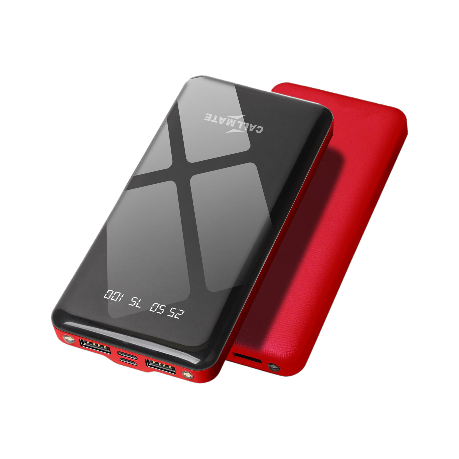 Callmate 10000 mAh 15W Slim Power Bank (Red) - Image 1