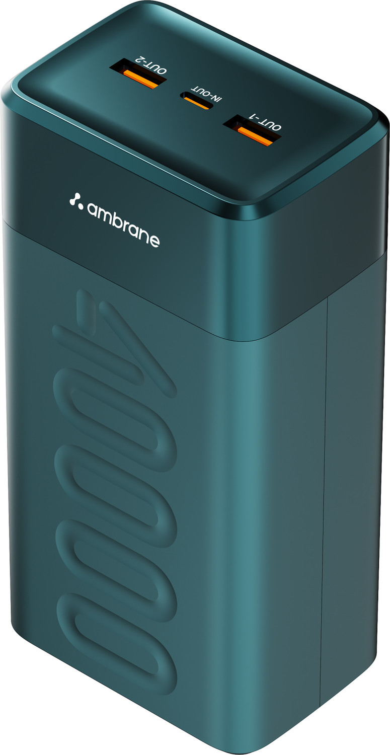 Ambrane 40000mAh 65W Power Bank (Green) - Image 1
