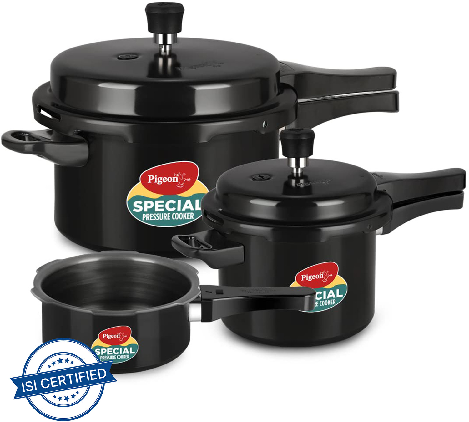 Pigeon Special 2L, 3L, 5L Induction Bottom Pressure Cooker - Image 1