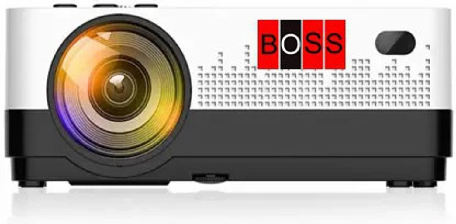 BOSS S13A Full HD Pro 3D Android 9 Projector (White) - Image 1