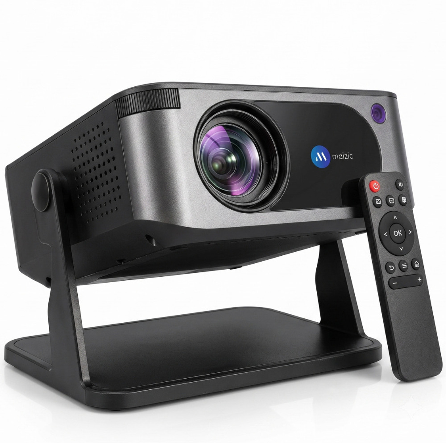 Maizic Smarthome Xnano T200 Smart Mini Projector, Native 1080P, Black - Image 1