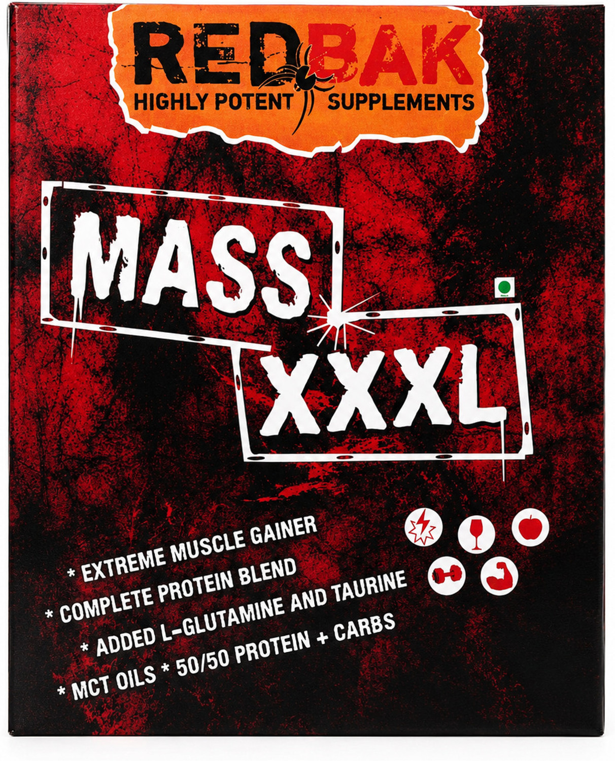 REDBAK Bulk Gainer Weight Gainers/Mass Gainers (3000 g, Chocolate) - Image 1