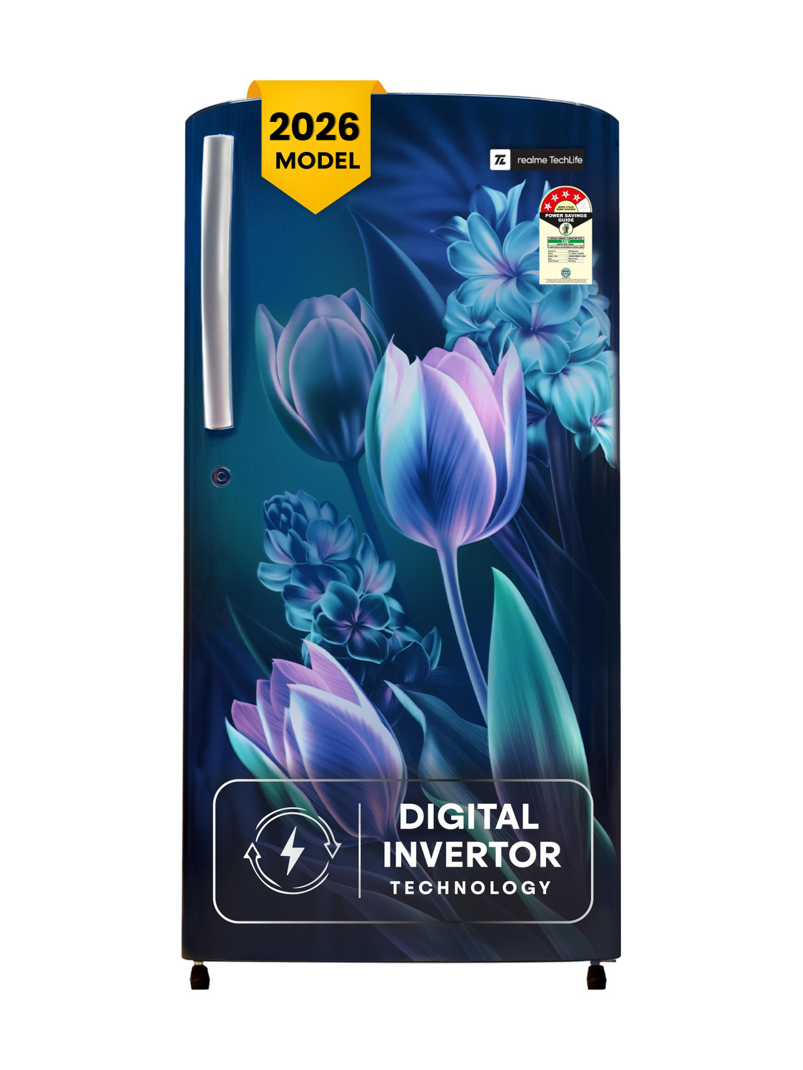 realme TechLife 180 L Direct Cool Single Door 4 Star Refrigerator (Polaris Blue, 180BD5RM25-PB) - Image 1