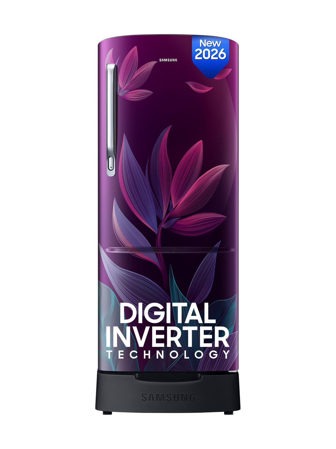 Samsung 183L Direct Cool Single Door 4 Star Refrigerator, Purple - Image 1