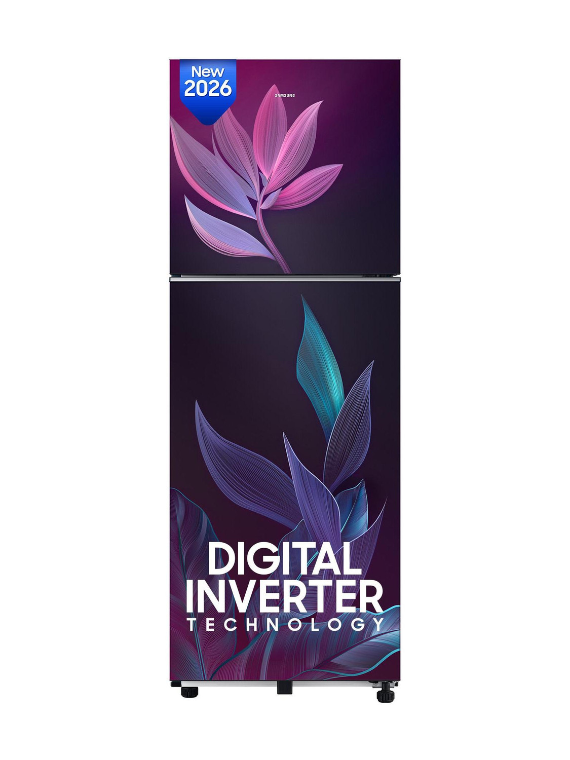 Samsung 236 L Frost Free Double Door 2 Star Refrigerator with Digital Inverter, 2026 Model (Paradise Bloom Purple, RT40H28W2PRHL) - Image 1