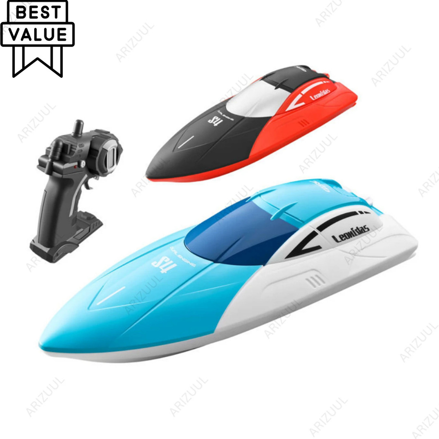 Arizuul 4DRC S4 High Speed RC Boat (Blue) - Image 1