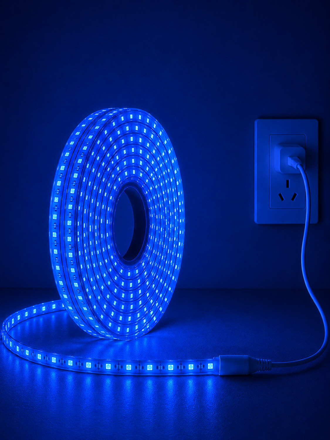 KAVORA 900 LEDs 15m Blue Steady Strip Rice Lights - Image 1