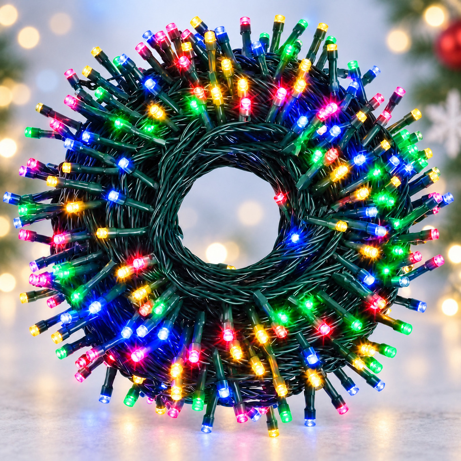 GlowNest 50 LEDs 25m Multicolor String Rice Lights - Image 1