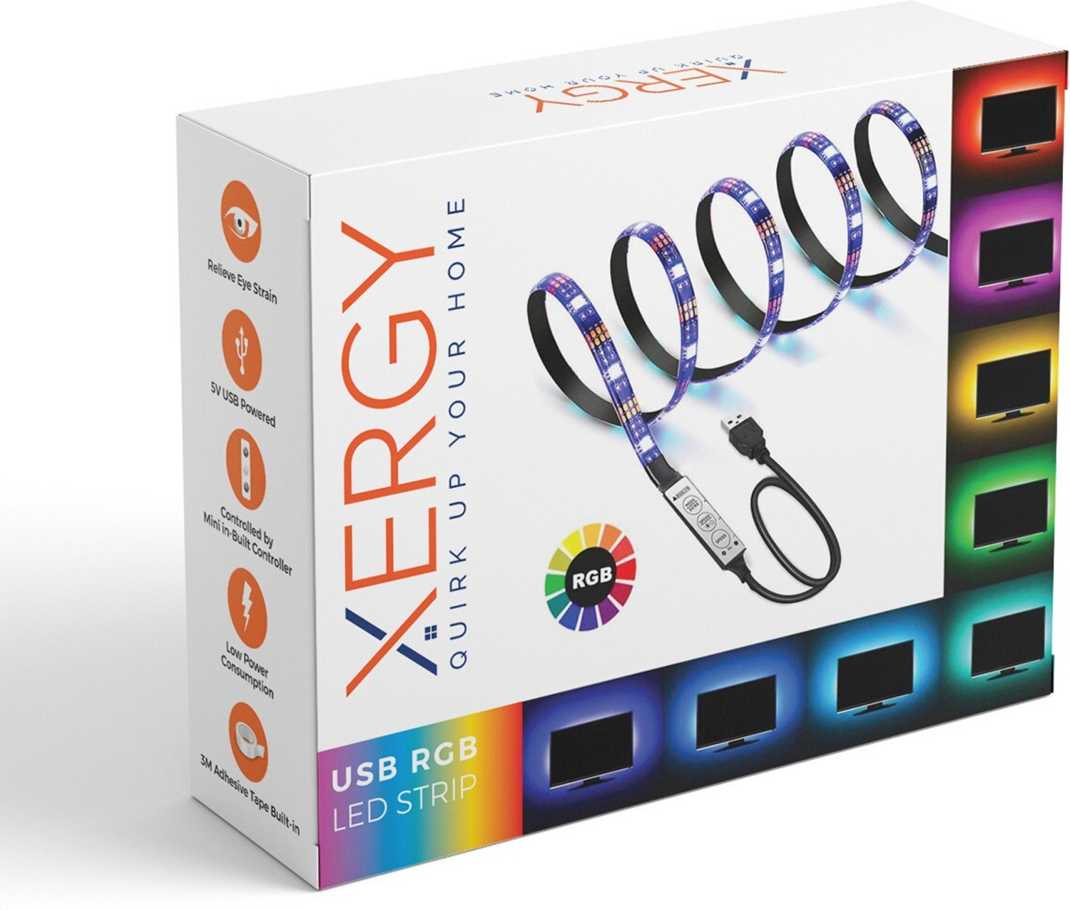 XERGY 2m Multicolor LED Strip Rice Lights - Image 1