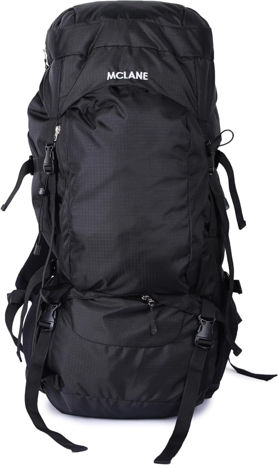 McLane 60L Trekking Backpack Rucksack (Black) - Image 1