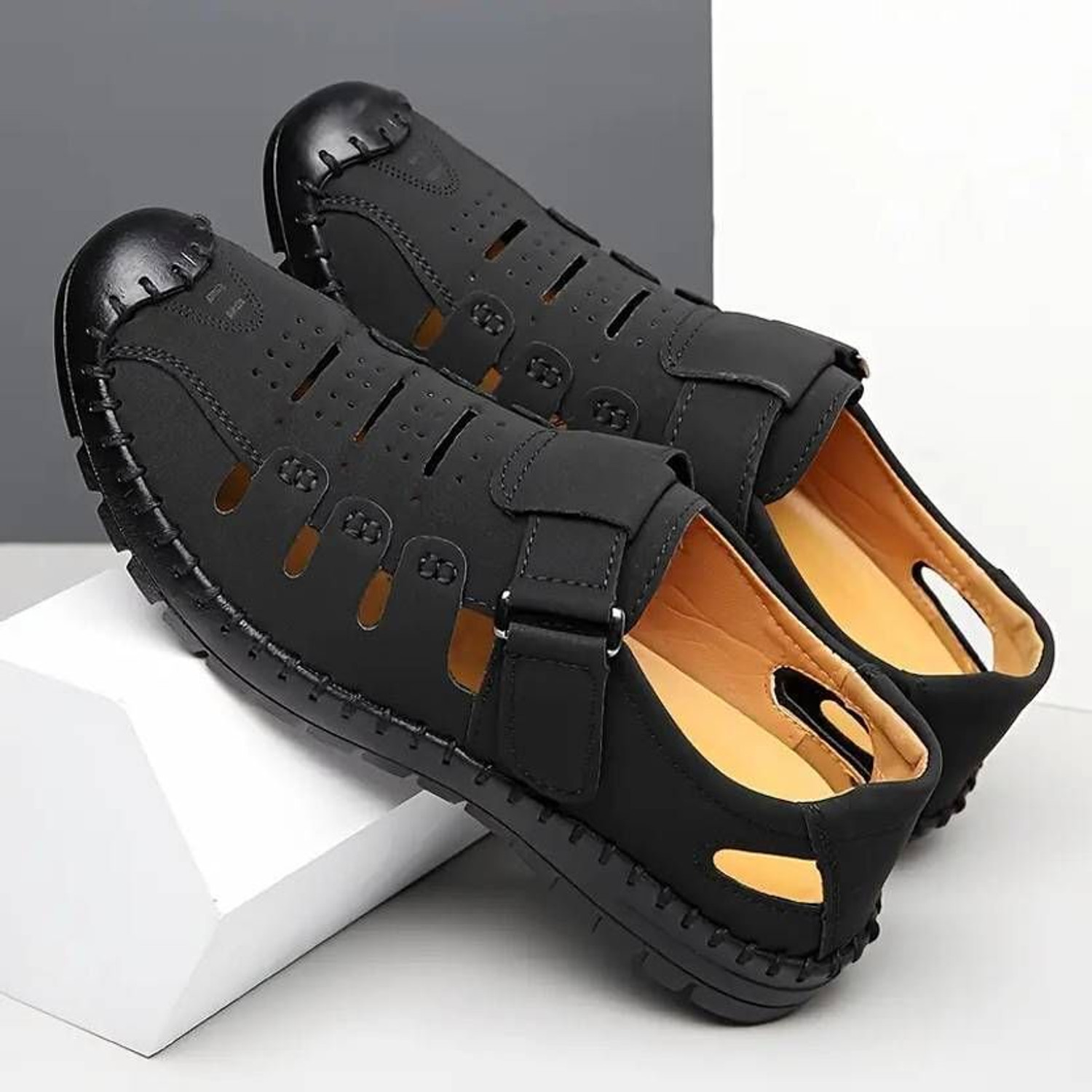 RANZAG Party Wear Men's Black Shoes Size 7 - Image 1