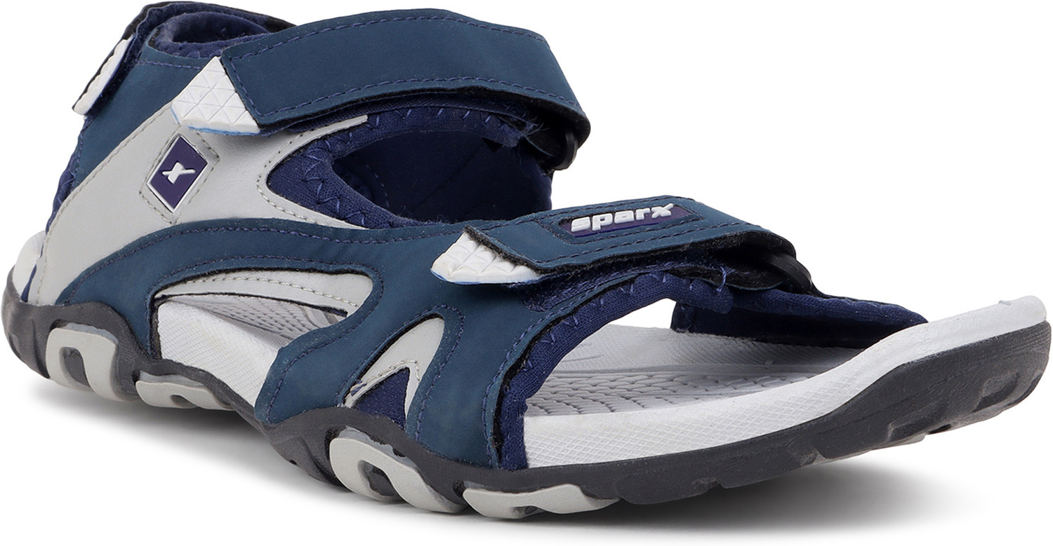 Sparx Men SS 453 Sandal (Grey, Navy, 7) - Image 1