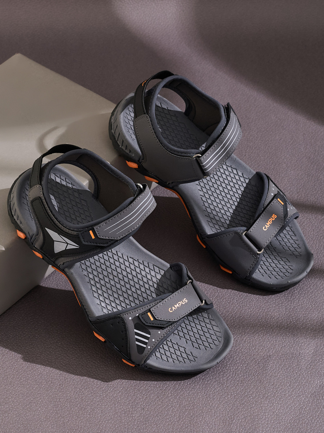 CAMPUS Men Grey Sandal (Size 10) - Image 1