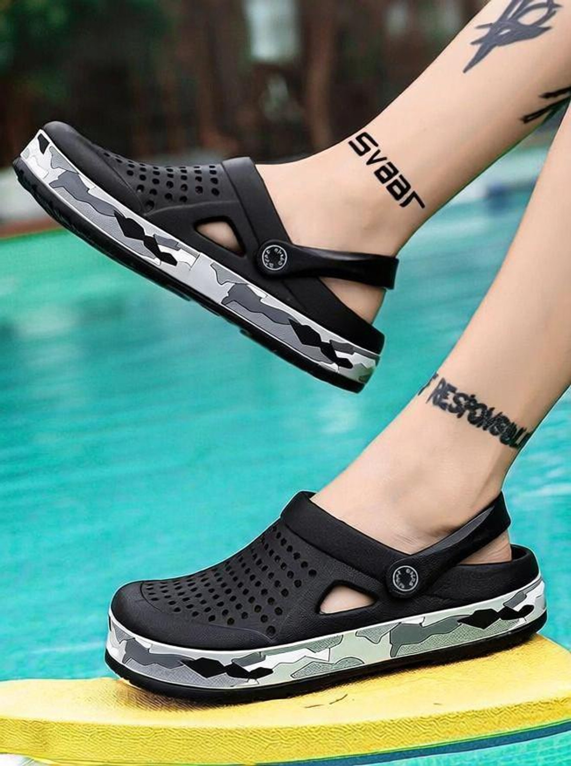 Svaar Men Sandal (Black , 7) - Image 1