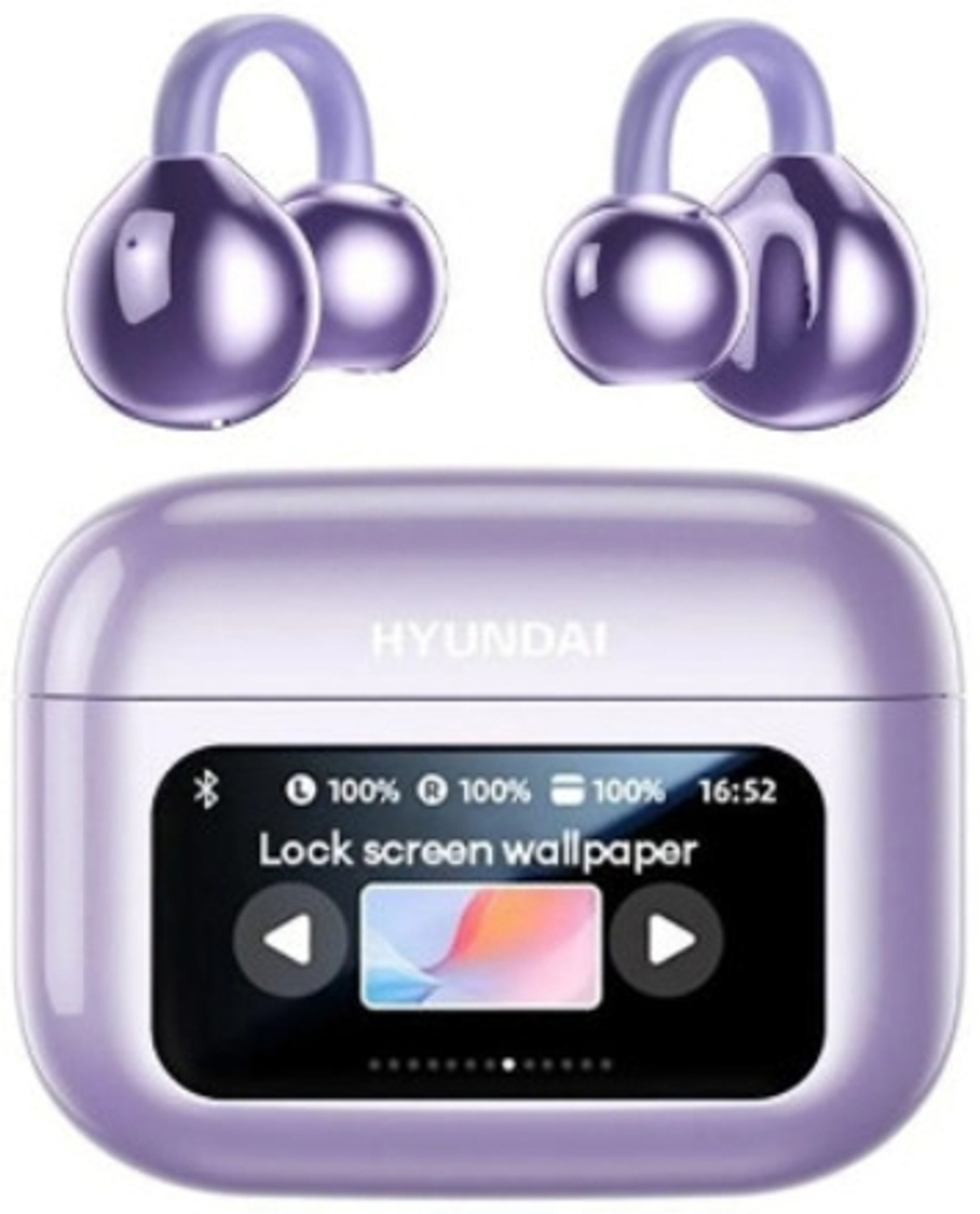 Trendguru Earbuds Impossible Screen Guard for HYUNDAI C02 Clip On Ear Headphones with LCD Full Color Touch Screen, - Copy (5) (Pack of 1) - Image 1