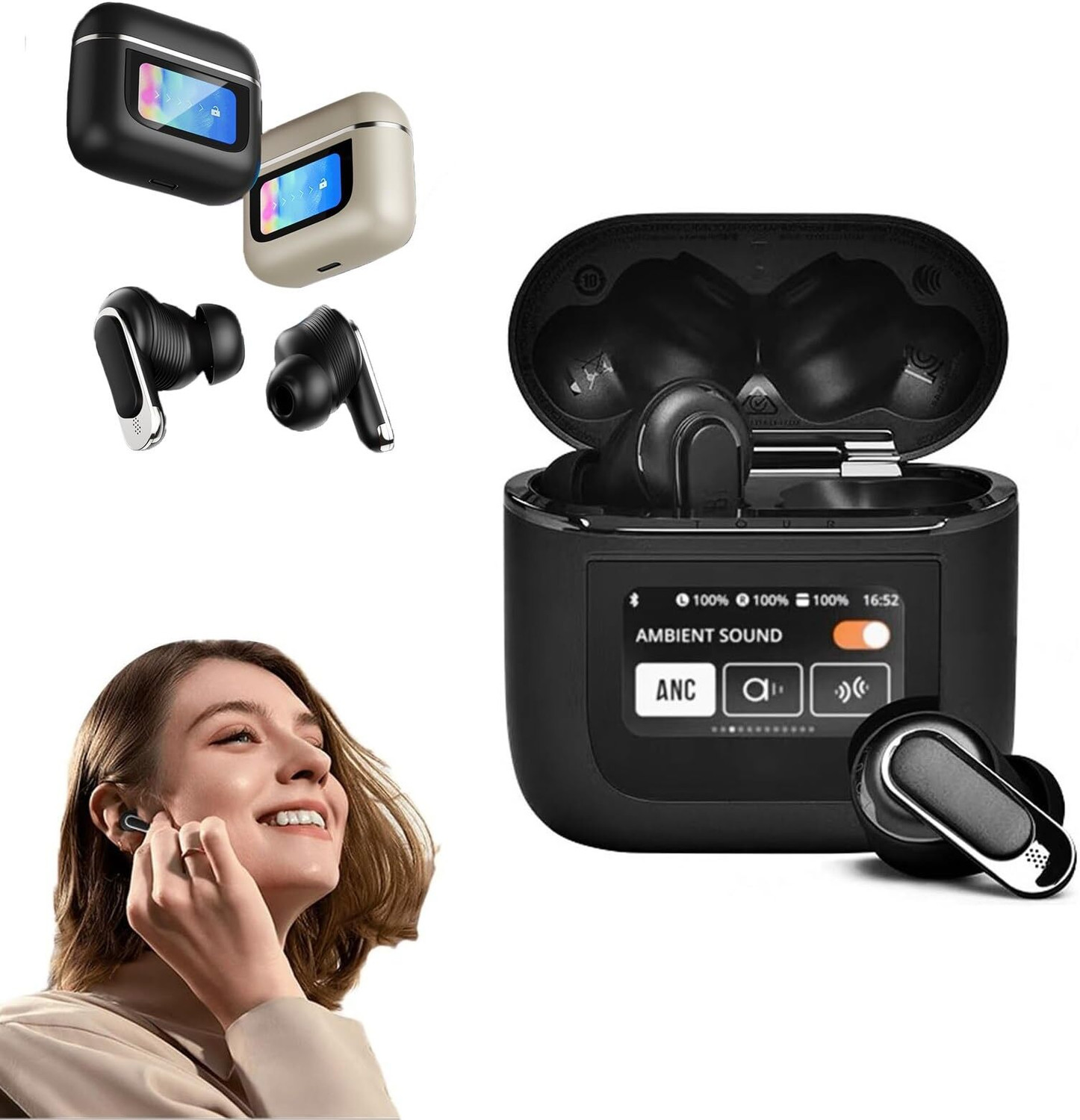 Tisla Nano Glass for JBL Tour Pro 3 Earbuds (Pack of 1) - Image 1