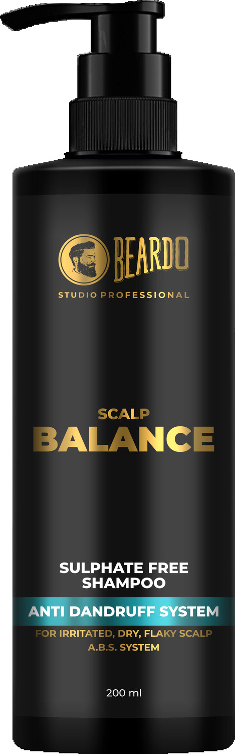 BEARDO Studio Professional Scalp Balance Shampoo for Dandruff (200 ml) - Image 1