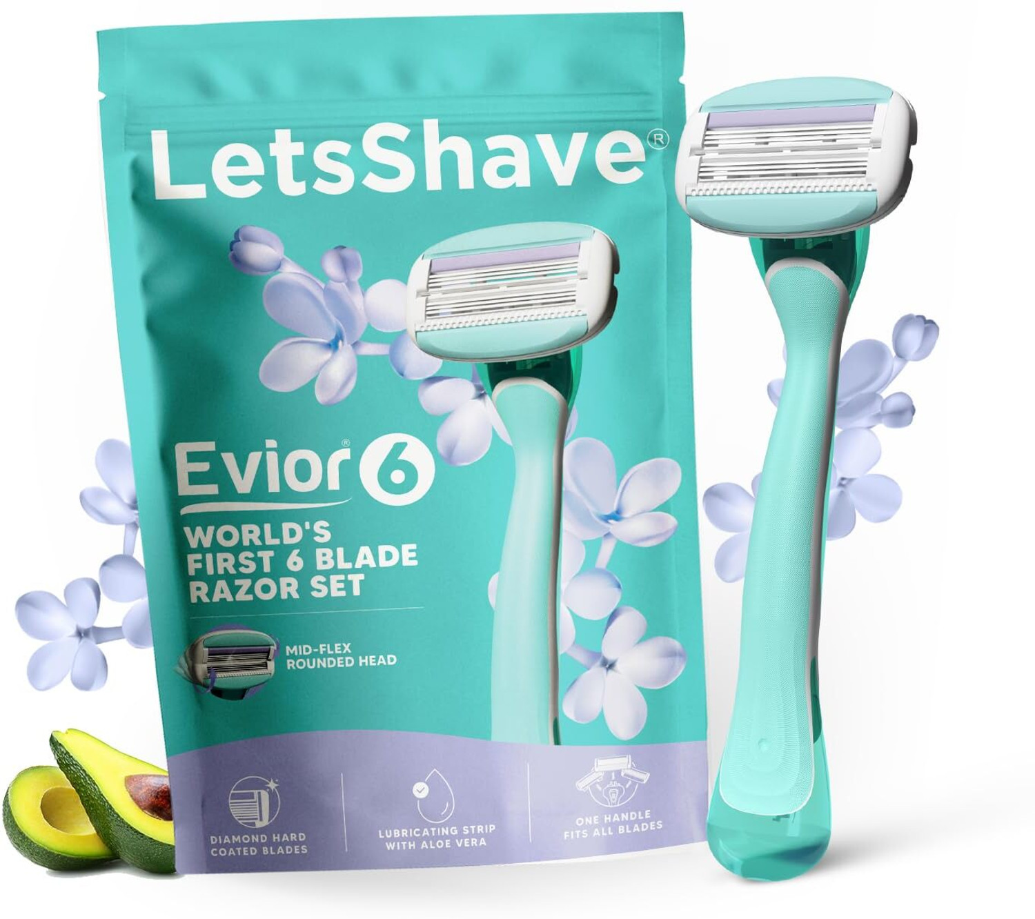 LetsShave Evior 6 Body Razor for Women - Image 1