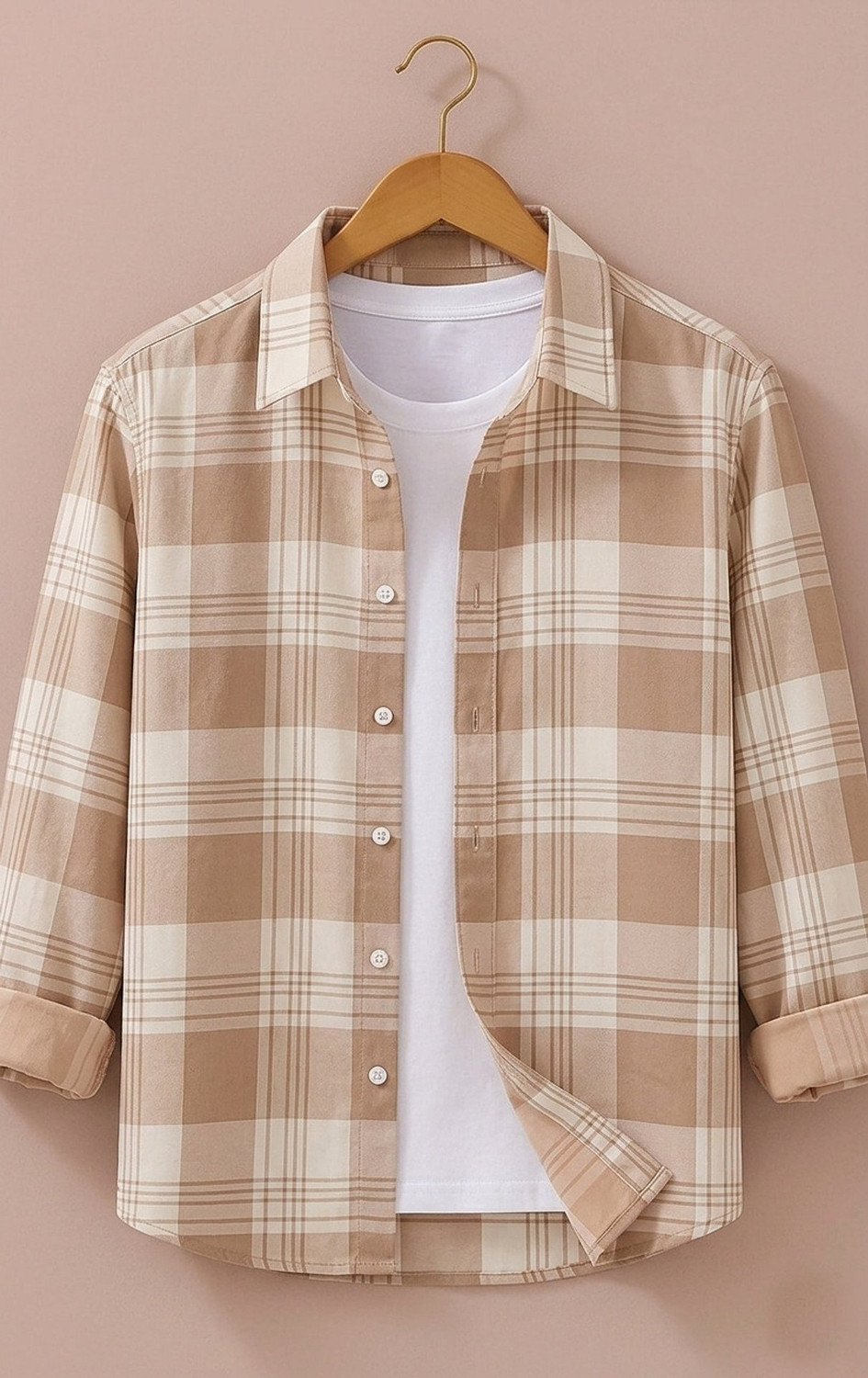 Solbiza Men Regular Fit Checkered Casual Shirt - Image 1