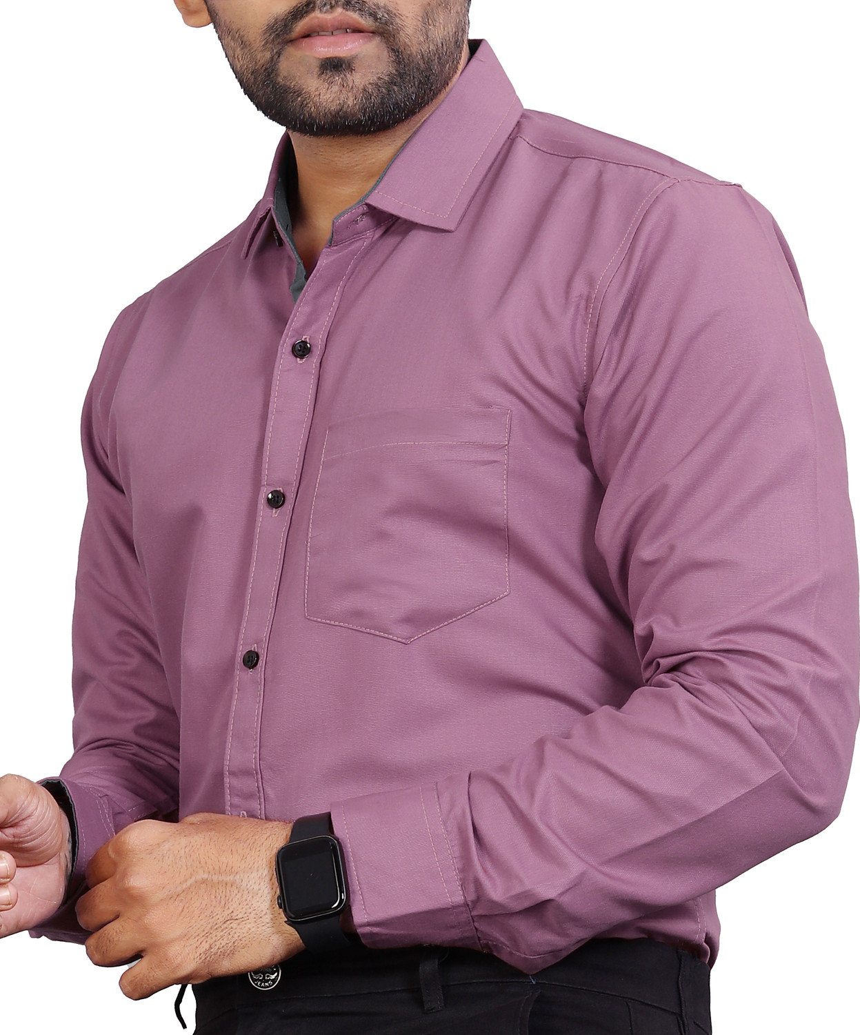 METRONAUT Men Regular Fit Solid Formal Shirt - Image 1