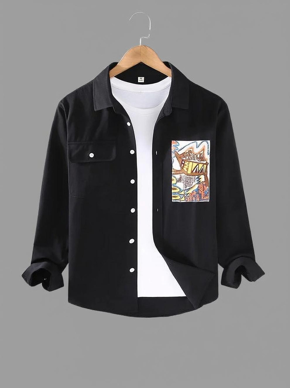 Nortex Men Regular Fit Printed Curved Collar Casual Shirt - Image 1