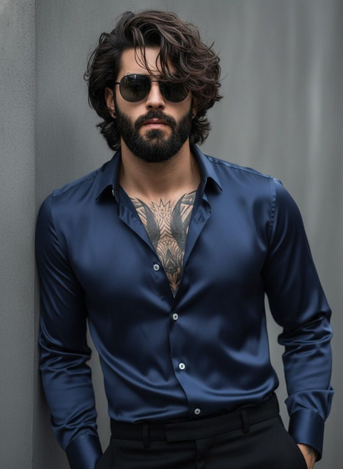 SEVENTEENSTITCH Men Regular Fit Solid Spread Collar Formal Shirt - Image 1